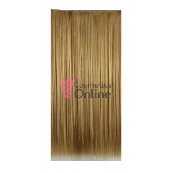 Extensie de par cu 5 Clips On delux simpla dreapta de 50 cm, Blond honey 7201011